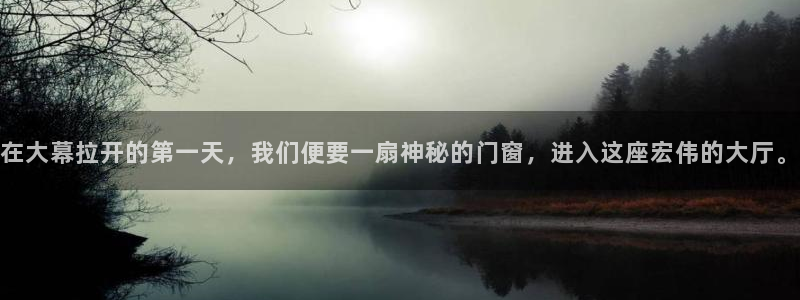 新疆强力聚彩电子科技有限公司：在大幕拉开的第一天，我们便要一扇神秘的门窗，进入这座宏伟的大厅。