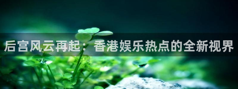 聚彩传媒：后宫风云再起：香港娱乐热点的全新视界